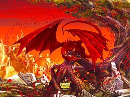 Dragon Shield - Classic Standard Size Sleeves 100Pk - Crimson, ART10021