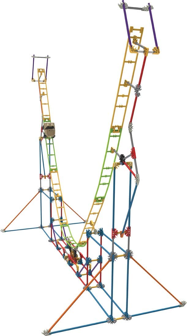 K"nex STEM Explorations Achterbahn-Bausatz – Motorisiertes Lernspielset für Kinder ab 8 Jahren 5
