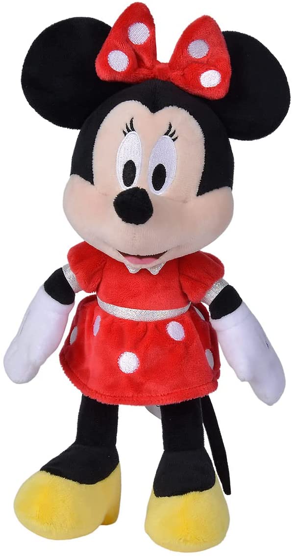 Simba Minnie Mouse Red Dress Plush Toy