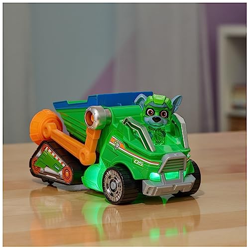 Paw Patrol: The Mighty Movie Rocky Recycling-LKW-Spielset – Lichter, Geräusche und Actionfigur (6067508) 5