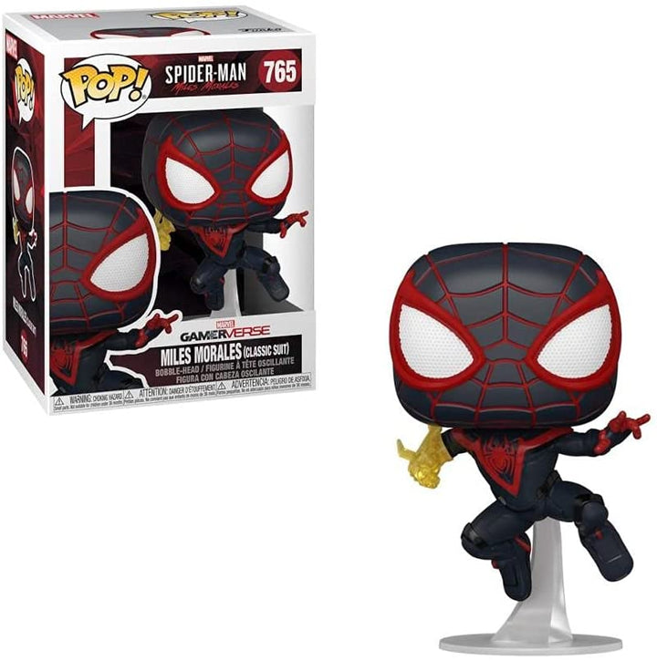 Spider-Man Miles Morales (abito classico) Funko 50150 Pop! Vinile #765