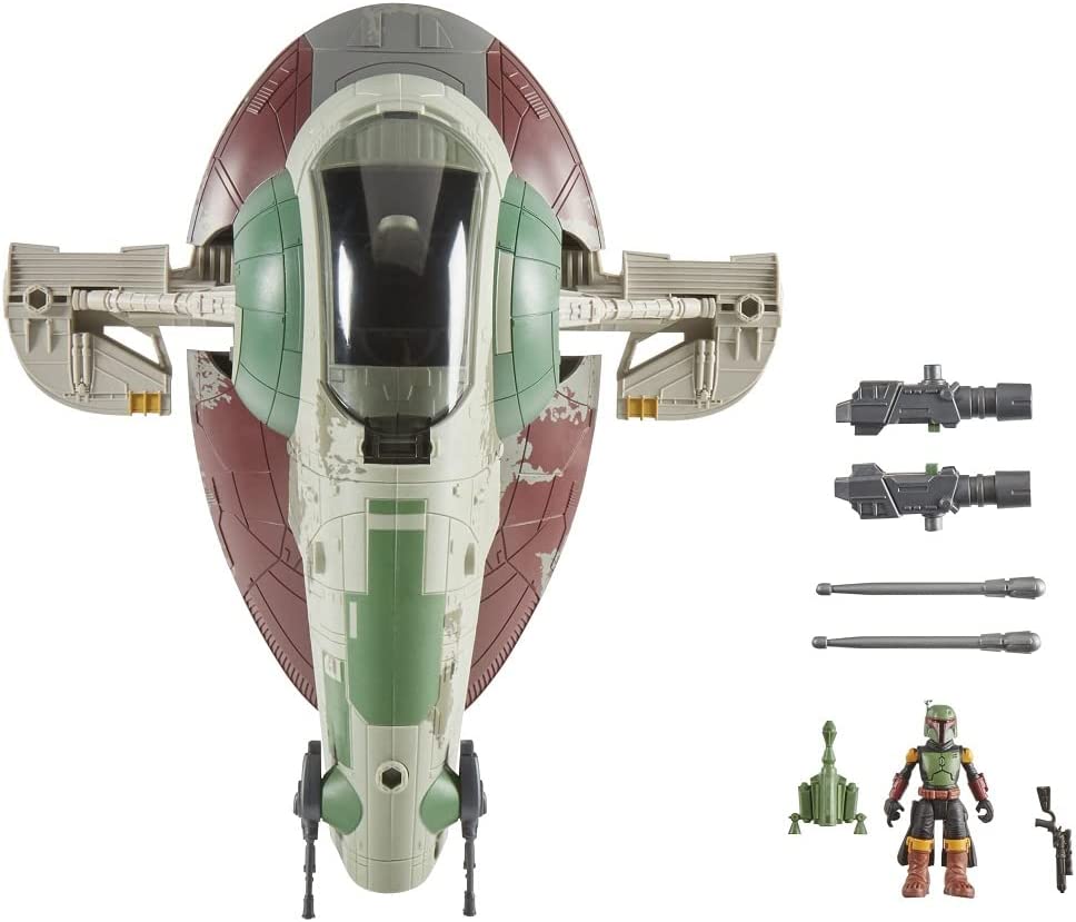 Star Wars Mission Fleet Starship Skirmish - Boba Fett 2.5-Inch Figure & Vehicle Playset for Kids
