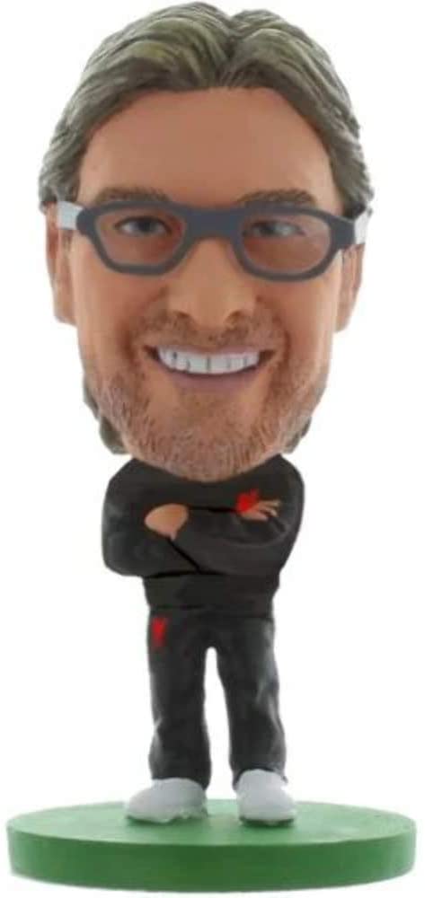 SoccerStarz Unisex-Giovani SOC1000 Liverpool Jurgen Klopp, Verde, Taglia unica