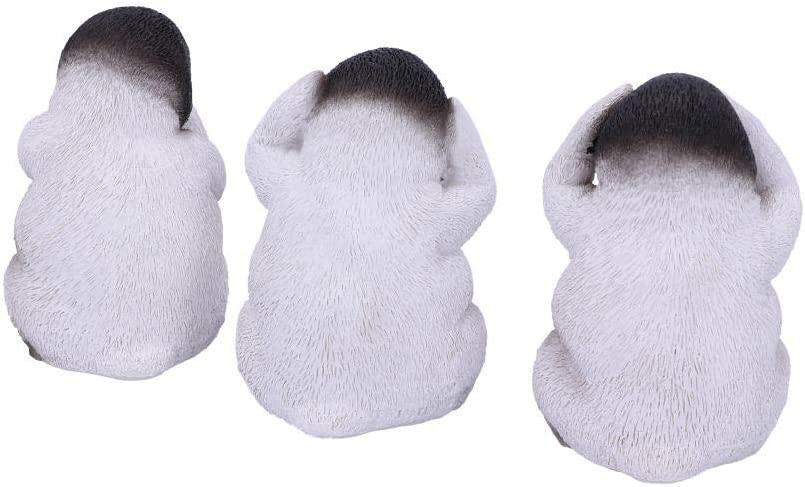Nemesis Now See No Evil Hear No Speak No Evil Emperor Penguin Figurine Trio (U4921R0)