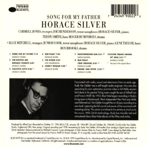 Horace Silver – Lied für meinen Vater [Audio-CD]