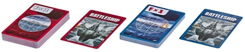 Hasbro Gaming E7971UC0 Classic Card Travel Game Battleship
