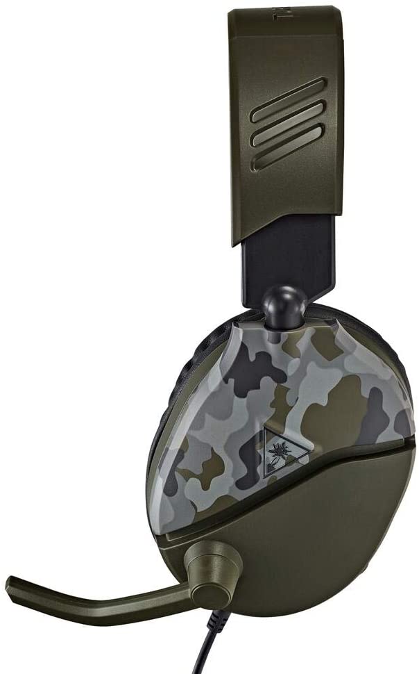 Turtle Beach Recon 70 Camo Green Gaming Headset – 40mm Speakers, Flip-Up Mic, Compatible with Xbox, PS5, PS4, Switch & PC 12