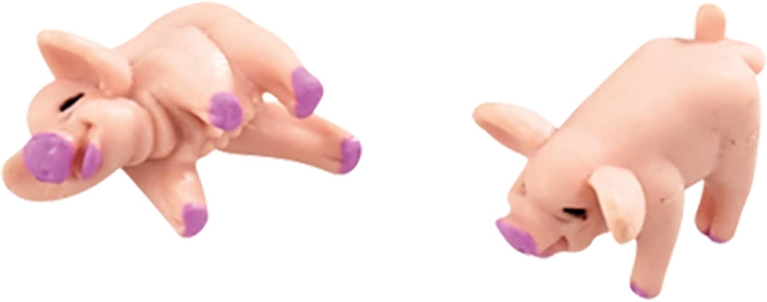 PASS THE PIGS Dice Game - Classic Party & Travel Game with 2 Pigs, Rulebook, Scorecards & Pencils 5