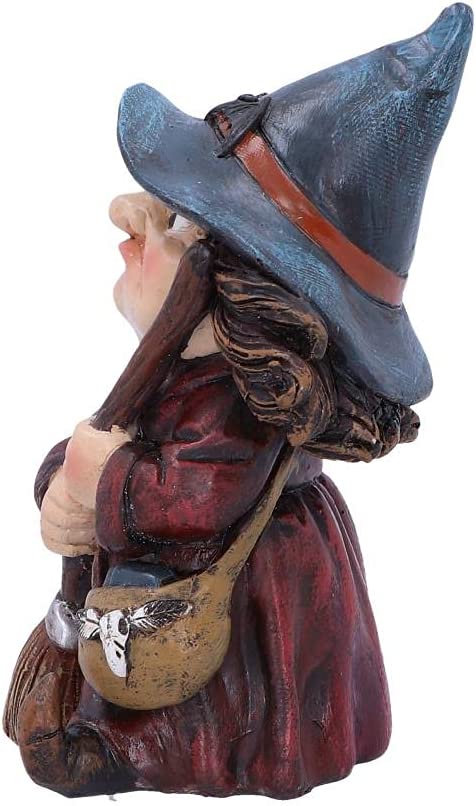 Nemesis Now Wiccan & Witchcraft - Toil Small Witch and Broomstick Figurine 4