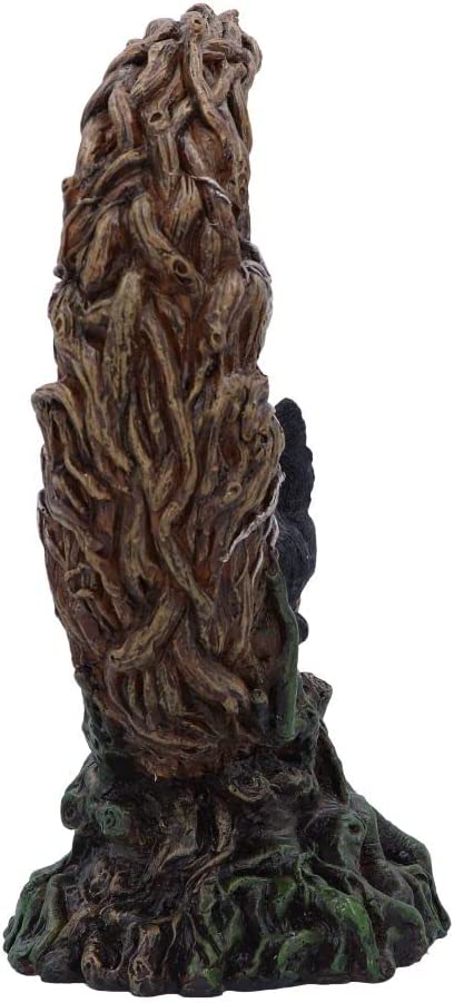 Nemesis Now Wiccan Witch's Familiar Crescent Moon Figurine (U5761U1)