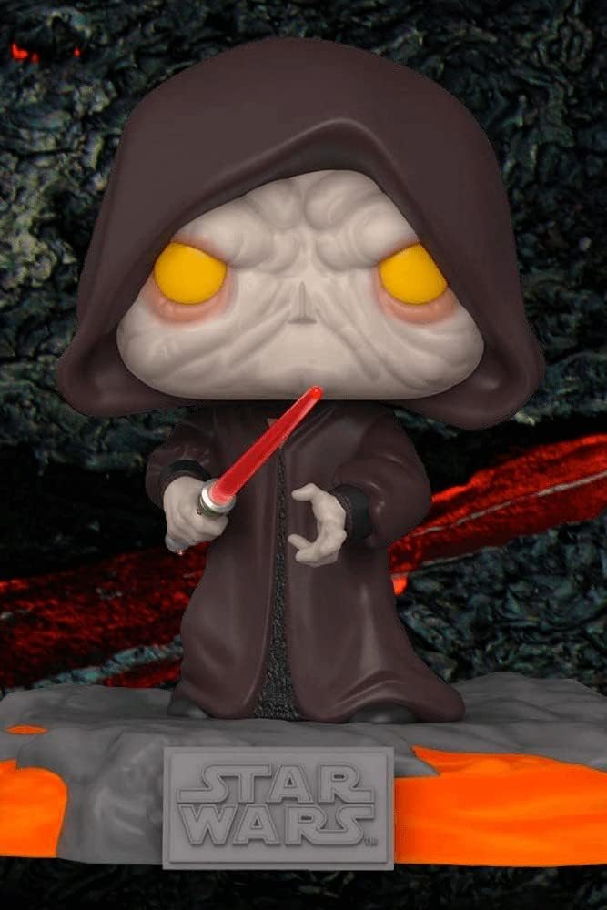 Funko Pop! Star Wars Deluxe - Darth Sidious Red Saber Series Vinyl Figure (63293)