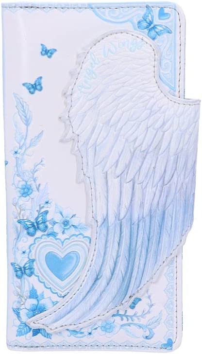 Nemesis Now White Angel Wings Embossed Purse 18.5cm
