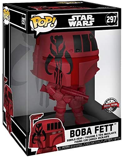 Star Wars Boba Fett 10 &quot;Exclusivo Funko 44806 Pop! Vinilo # 297