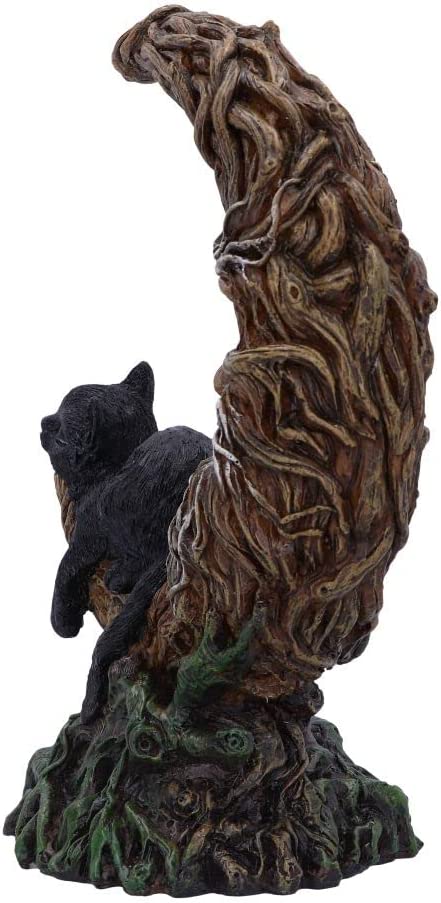 Nemesis Now Wiccan Witch's Familiar Crescent Moon Figurine (U5761U1)