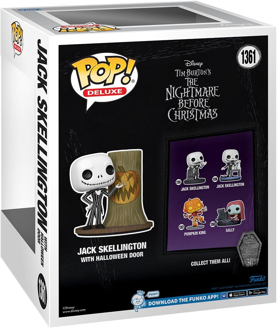 Deluxe: Disney the Nightmare Before Christmas 30th - Jack Skellington with H.Town Door Funko 72311 Pop! Vinyl #1361