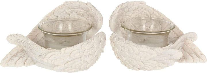 Nemesis Now - Angel Wings Tealight Holders Set of 2