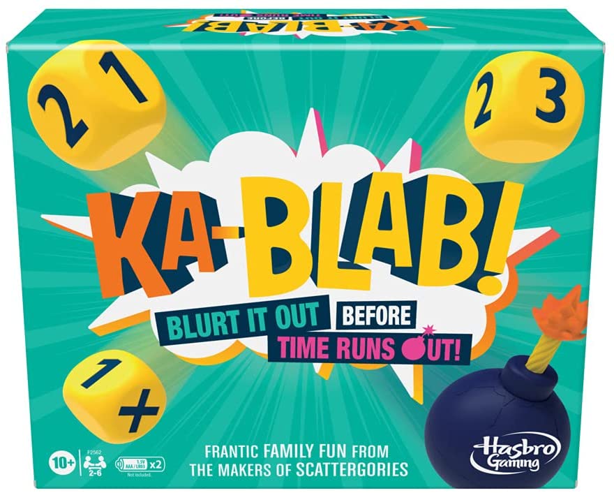 Hasbro Gaming Ka-Blab! Family Party Board Game for 2-6 Players, Ages 10+ 4