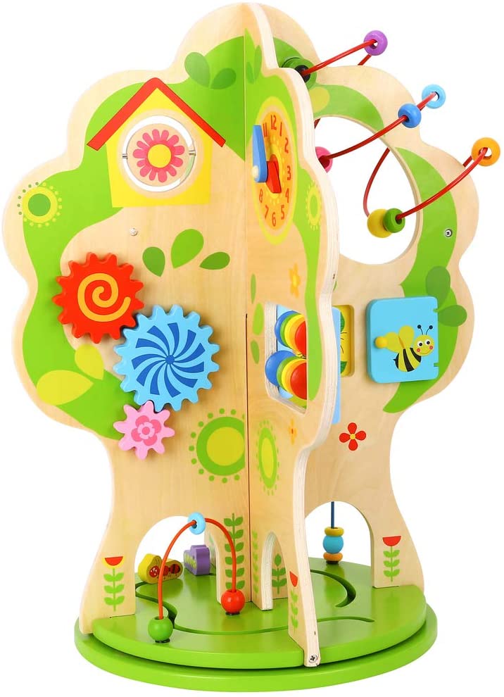 AB Gee abgee 921 TKC561A EA Árbol de actividades de madera, multicolor