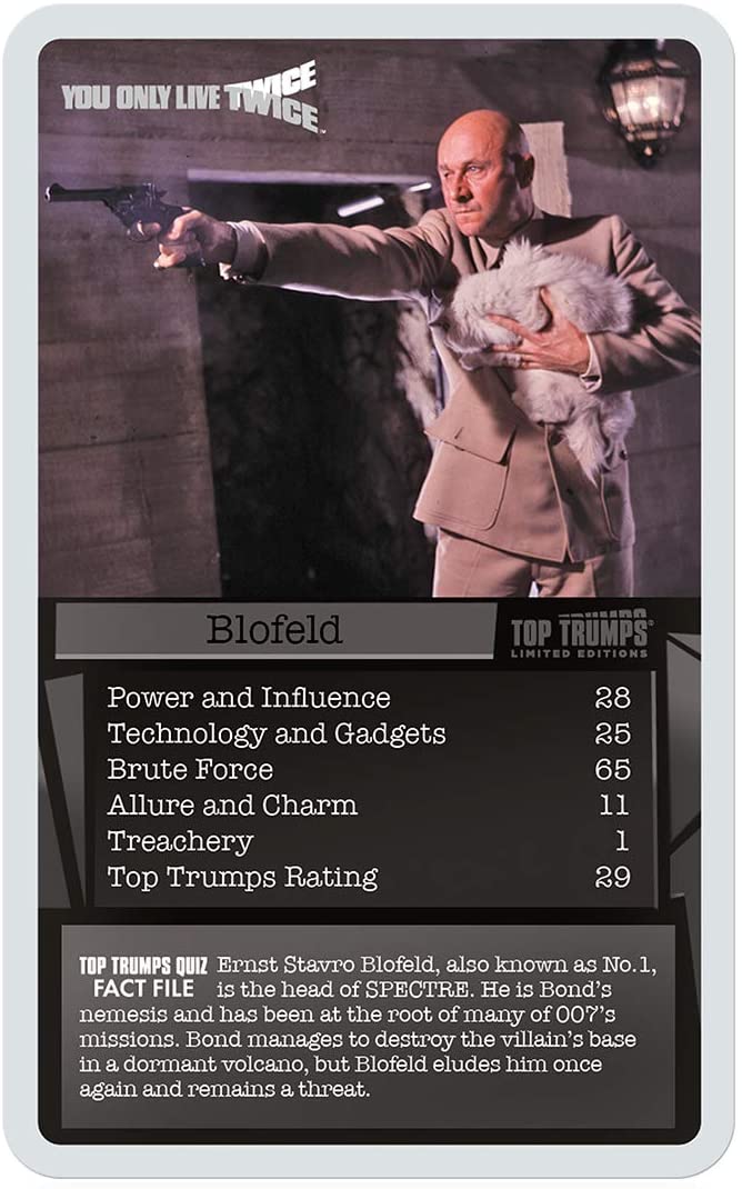 James Bond Every Assignment Top Trumps Limited Editions Card Game 3