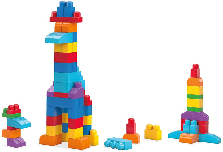 Mega Bloks DCH55 grote bouwtas, blauw 60 stuks