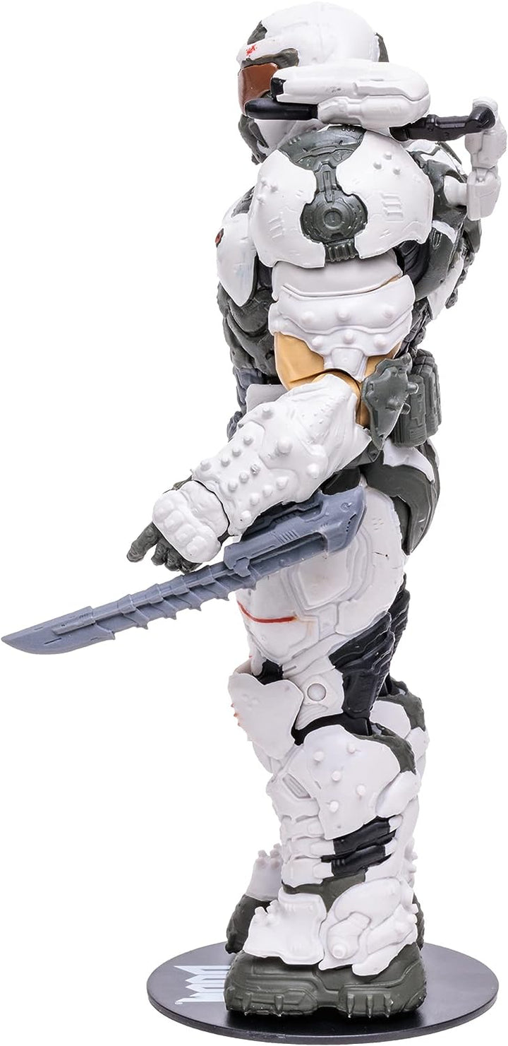 McFarlane Doom Slayer Action Figure - 18 cm Collectible with White Armor (Ages 14+)