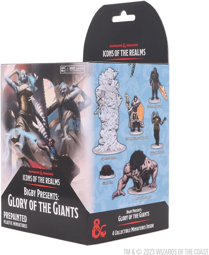 WizKids Dungeons & Dragons Icons of The Realms: Bigby Presents Glory of The Giants Miniatures Booster Pack (96261)