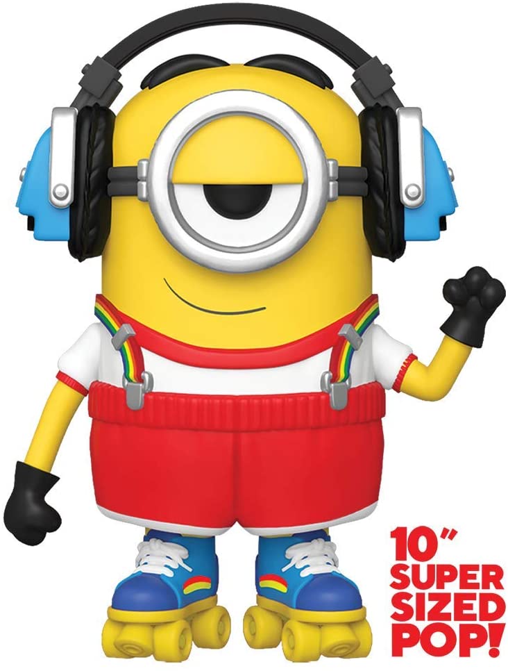 Illumination Minions L&#39;ascesa di Gru Roller Skating Stuart Funko 47811 Pop! Vinile #906