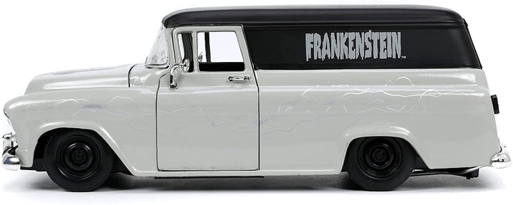 Jada Toys 253255032 Frankenstein 1957 Chevy Suburban 1:24, Gray