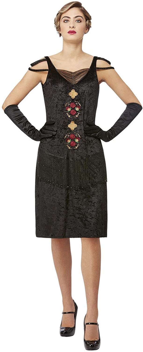 Smiffys 51533M Officially Licensed Peaky Blinders Polly Gray Costume, Women, M - UK Size 12-14