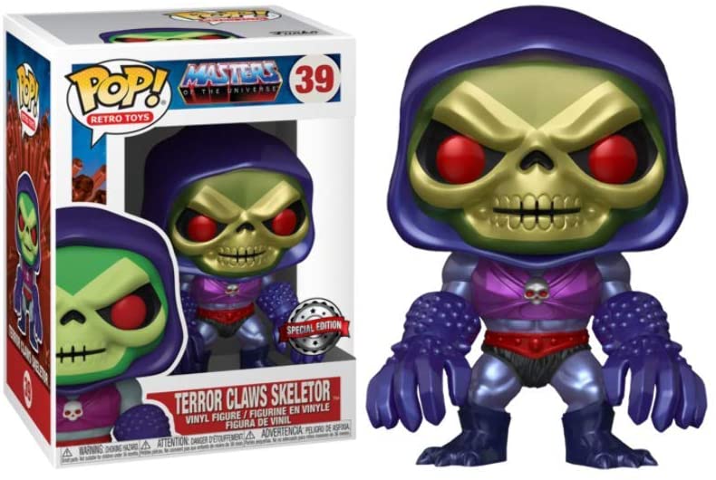 Masters of the Universe Terror Claws Skeletor Exclu Funko 51440 Pop! Vinile #39