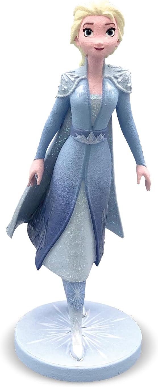 Bullyland 13414 Toy Figures Set Princess Elsa, Anna, Salamander Bruni, Kristoff