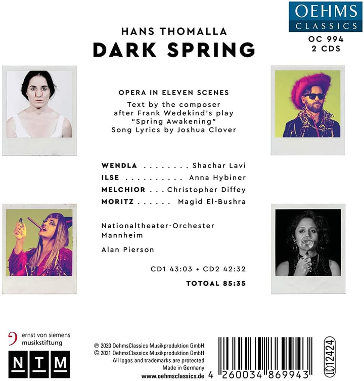 Thomalla: Dark Spring [Nationaltheater-Orchester Mannheim; Shachar Lavi; Anna Hy [Audio CD]