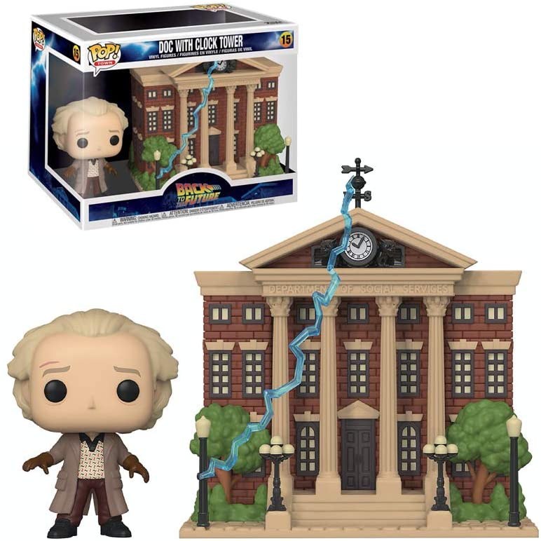 Ritorno al futuro Doc con la torre dell&#39;orologio Funko 46910 Pop! Vinile #15