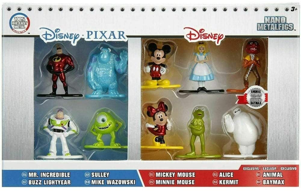 Jada Disney Nano Metalfigs Die-Cast Mini-Figuren 10-Pack