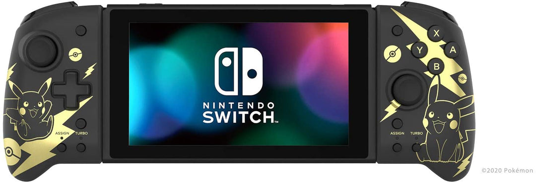 HORI Split Pad Pro (Pikachu negro y dorado) para Nintendo Switch