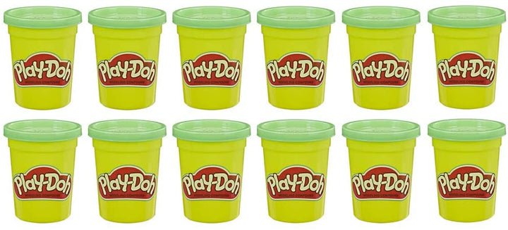 Play-Doh Bulk 12-Pack of Green Non-Toxic Modeling Compound, 4-Ounce Cans