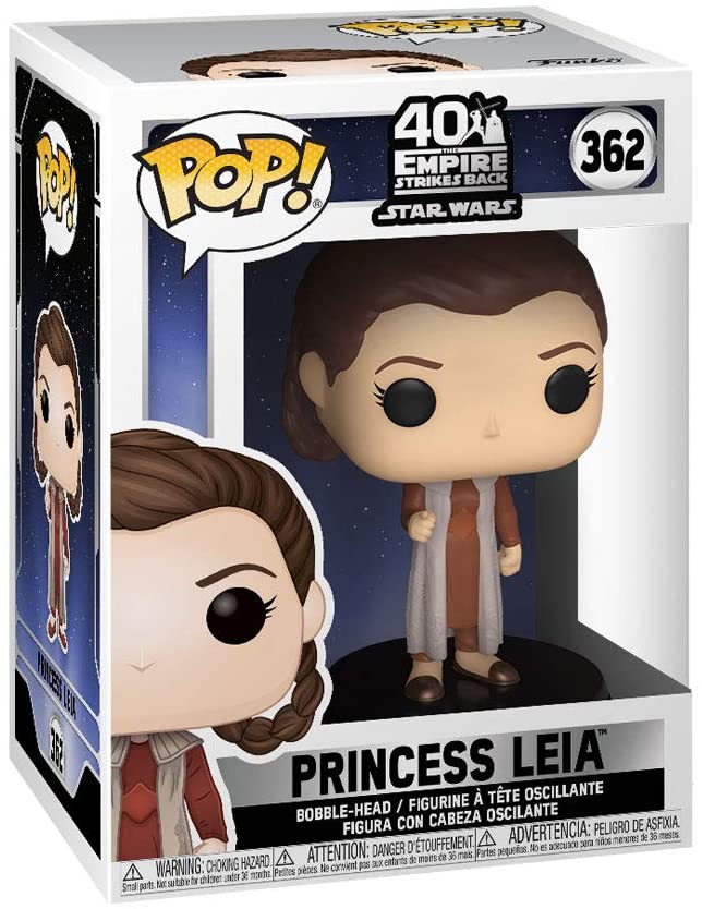 40 Het rijk slaat terug Star Wars-prinses Leia Funko 39790 Pop! Vinyl #362