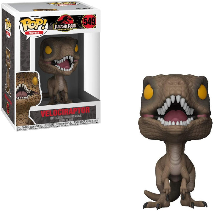 Jurassic Park 25th Anniversary Velociraptor Funko 26735 Pop! Vinyl #549