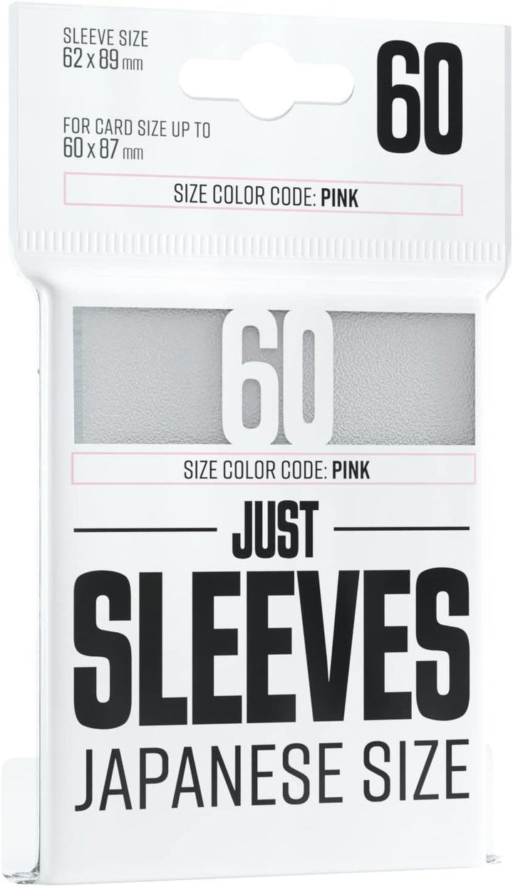 GGX10015 - Just Sleeves - Japanese Size, White (60 Sleeves)