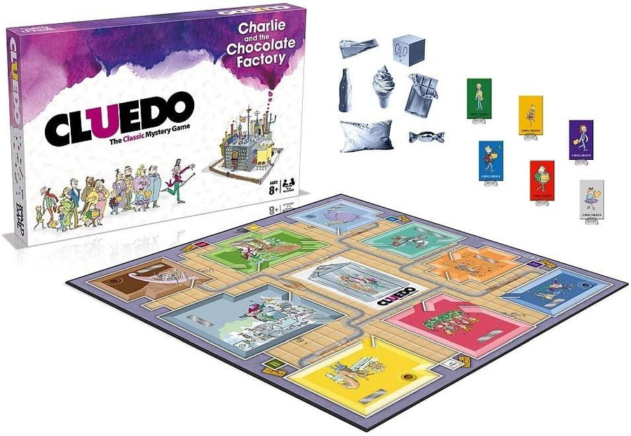 Winning Moves Charlie and the Chocolate Factory Cluedo Board Game - Yachew