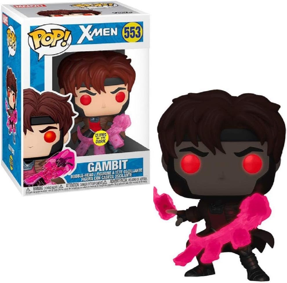 Funko Pop! Marvel: X-Men - Gambit (Glow in the Dark Special Edition) #553