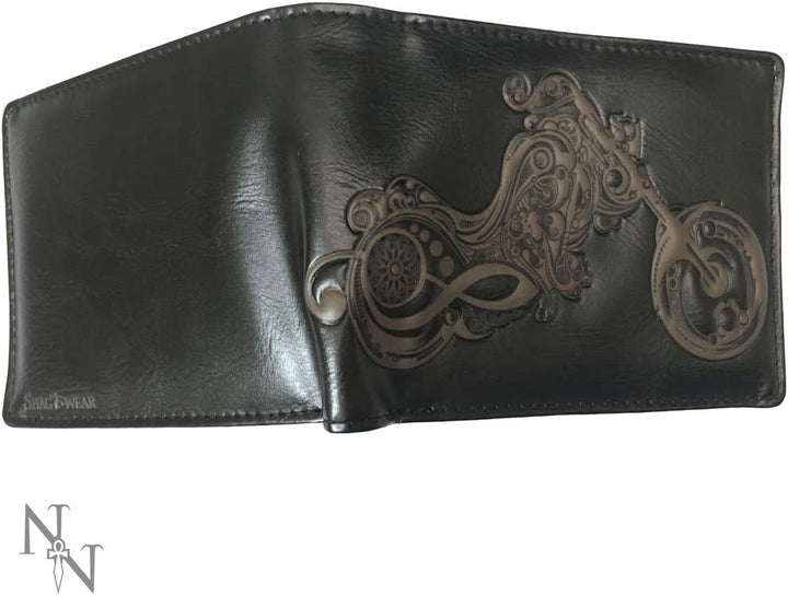 Nemesis Now Bike Wallet 11cm Black, PU