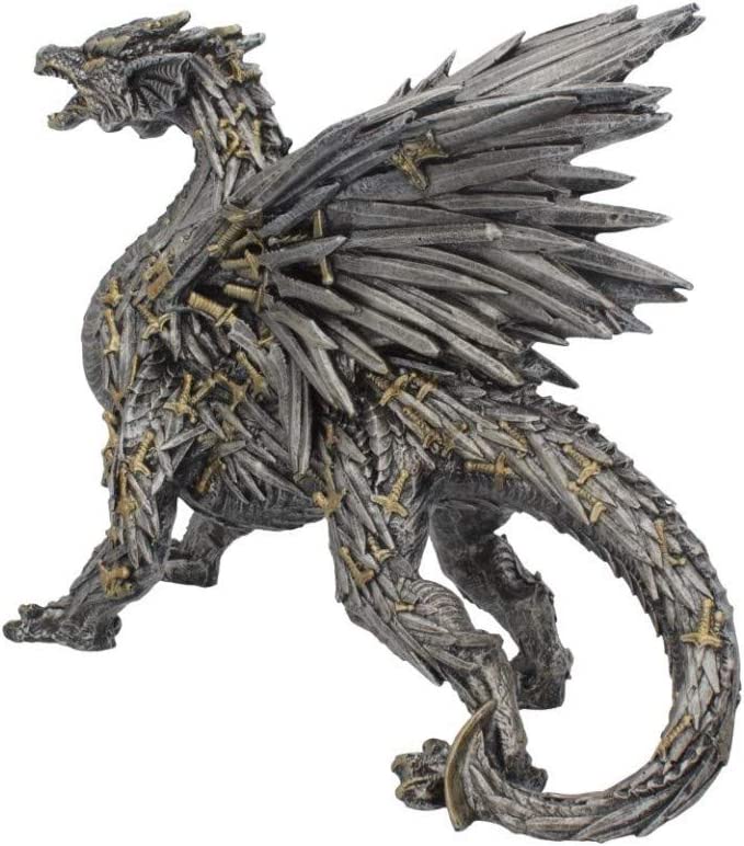 Nemesis Now Swordwing 29.5cm Figurine, Silver, One Size