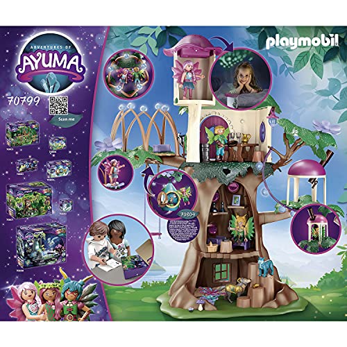 PLAYMOBIL Adventures of Ayuma Tree of Wisdom 70801 - 67-Piece Fairy Playset for Ages 7+