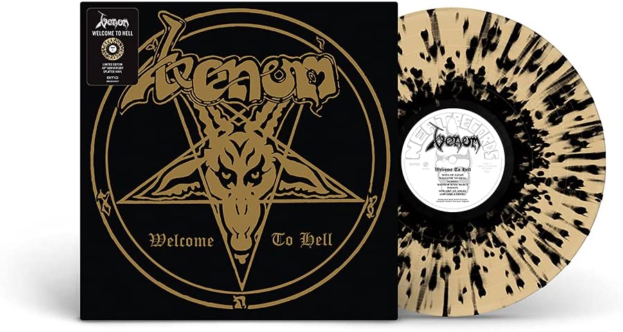 Venom - Welcome To Hell (Gold & Black Splatter Vinyl) [VINYL] 4