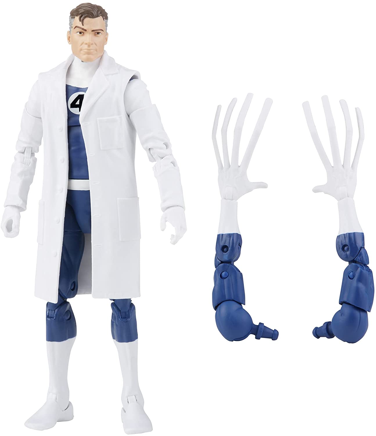 Hasbro Marvel Legends Series Retro Fantastic Four Mr. Fantastic 6-inch Action Figure - Ages 4+