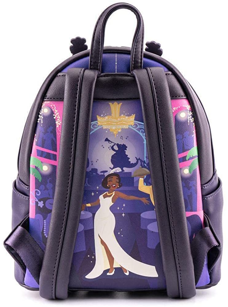 Loungefly Disney Prinzessin und der Frosch Tianas Palast Mini-Rucksack 4