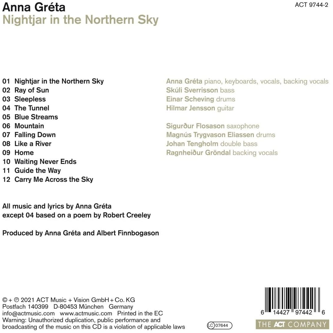 Greta, Anna - Nightjar In The Northern Sky [Audio CD]