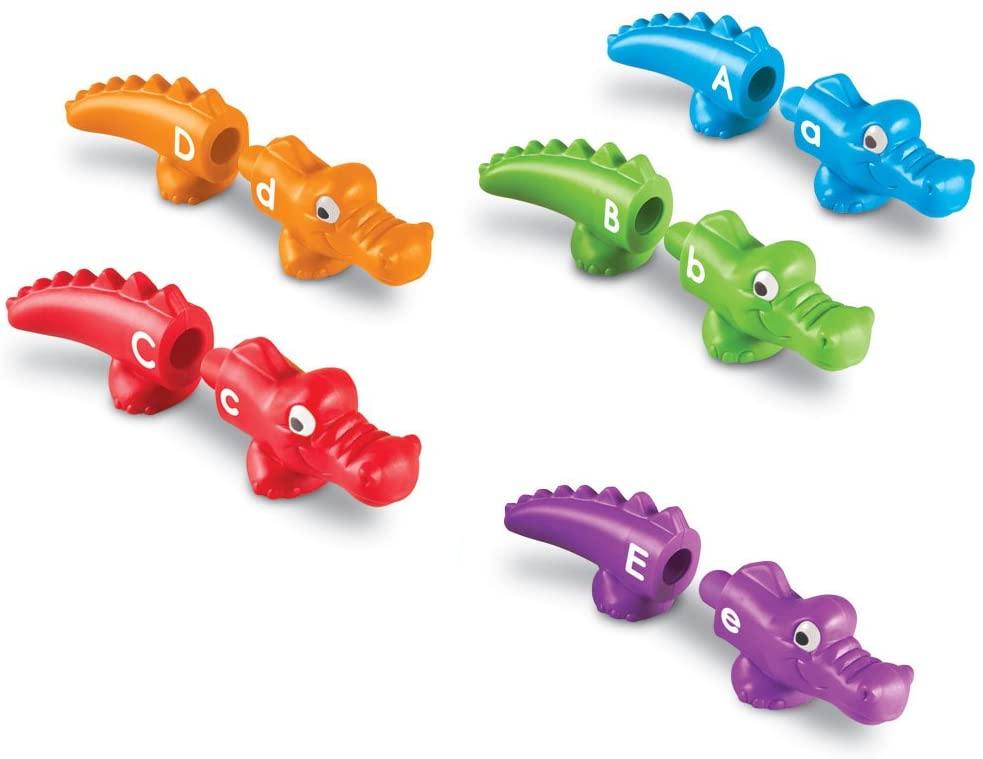 Learning Resources LER 6704 Snap n Learn Alphabet Gators Multicoloured - Yachew