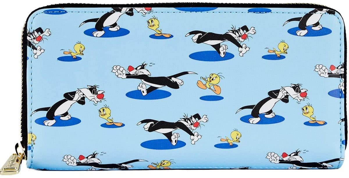 Loungefly Looney Tunes Tweety and Sylvester Zip-Around Wallet 4